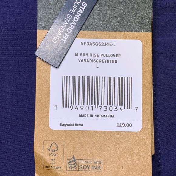 The North Face Sun Rise 1/4 Zip Pullover - Picture 6 of 7